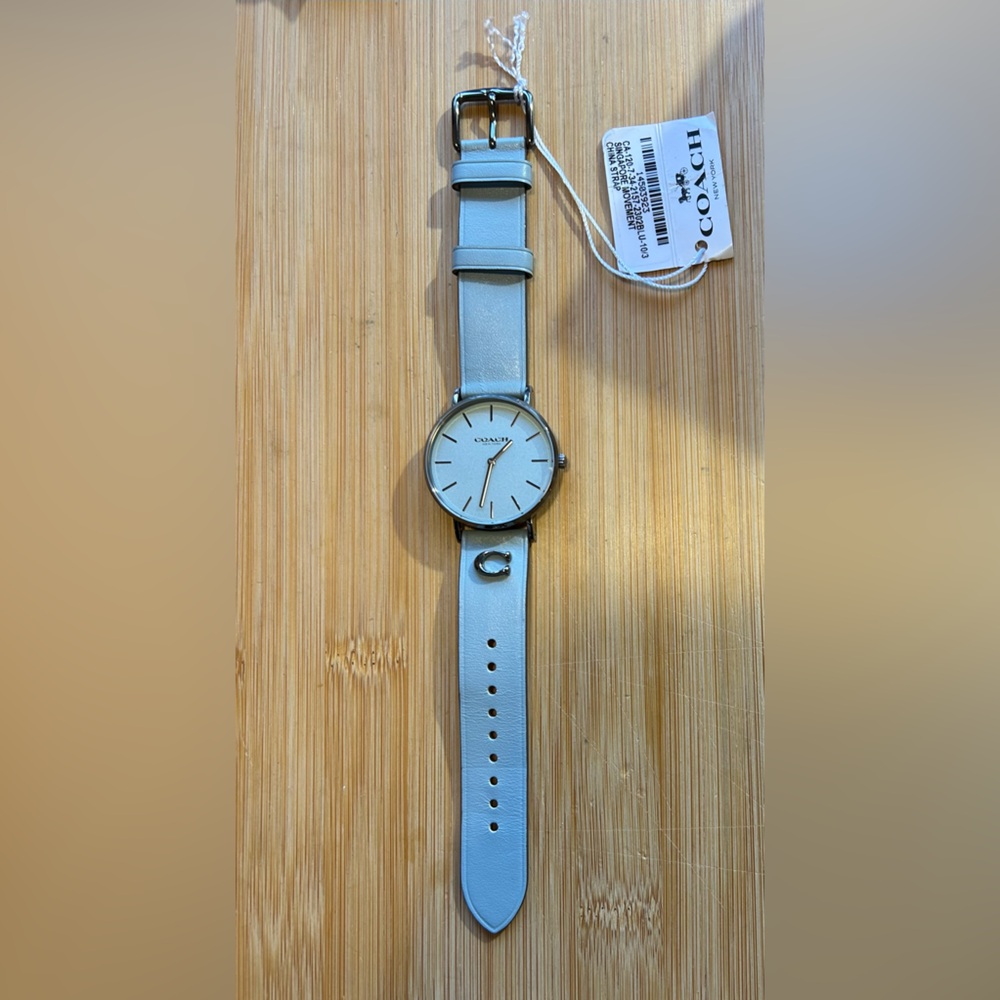 Coach Perry Watch With 36mm Blue Face & Blue Leather Band - Picture 4 of 7